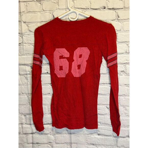 Von Dutch Long Sleeve Shirt Red Women’s Small - Picture 2 of 4